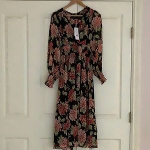 Ever New Evie  Floral Midi Dress Sz 6